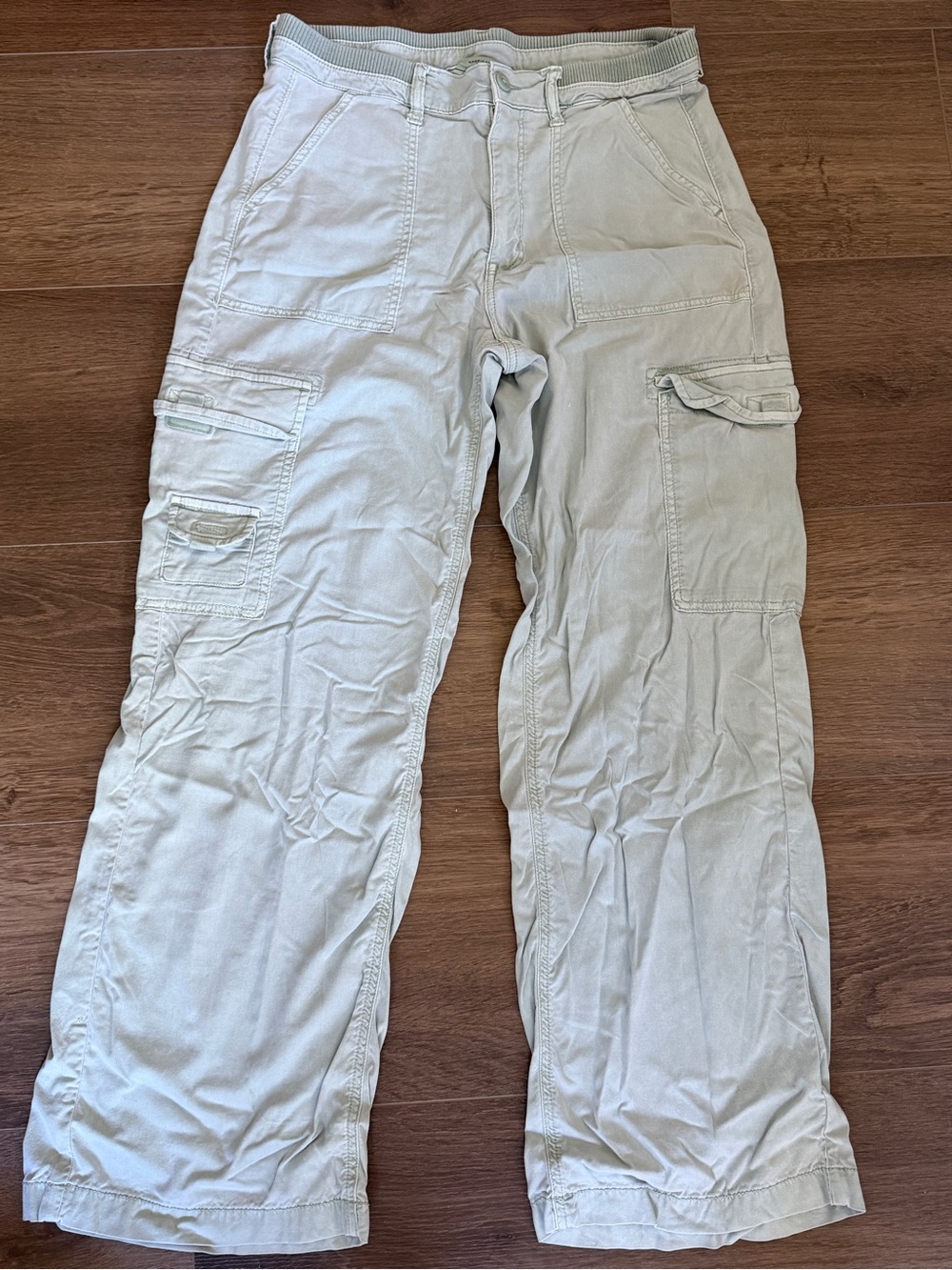 American Eagle Outfitters Light Green Cargo Pants
